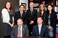 Prof. Gordon Cheung (front row, right), Associate Vice-President, visits La Trobe University and meets with Prof. John Rosenberg (front row, left), Senior Deputy Vice Chancellor and Vice President of La Trobe University to discuss collaboration opportunities.